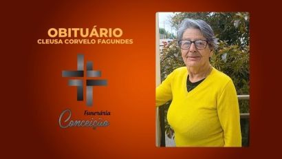 Comunicado de Falecimento Cleusa Corvelo Fagundes