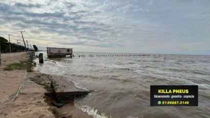 Após chuvas, Lagoa dos Patos registra elevação e Defesa Civil reforça monitoramento