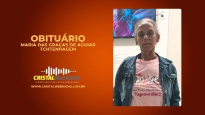 Comunicado de Falecimento de Maria das Graças de Aguiar Tchutenhagem
