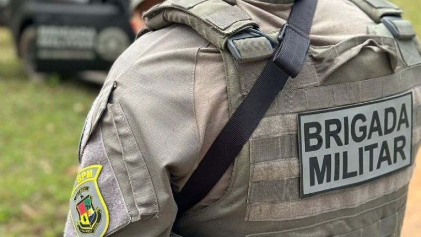 Brigada Militar prende suspeito de homicídio em flagrante em São Lourenço do Sul
