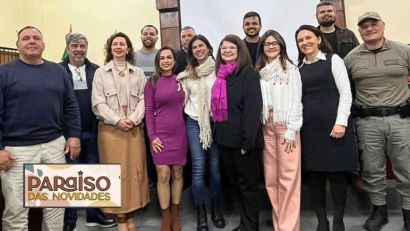 Câmara de Vereadores de Tapes realiza evento do Agosto Lilás em defesa das mulheres