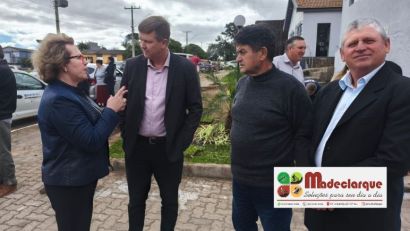 Itamar Medeiros e deputada Silvana Covatti destacam apoio à agricultura familiar em Cristal