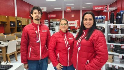 Lojas Benoit em Cristal: primeira parcela só em dezembro e móveis com 30% de desconto