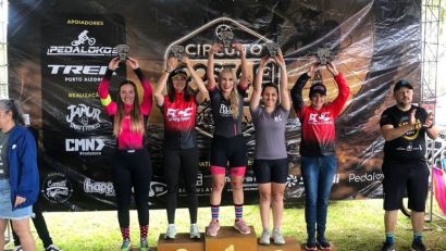 Ciclistas de Cristal se destacam na última etapa do Circuito Costa Doce de MTB em Tapes