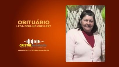 Comunicado de Falecimento de Leda Behling Grellert