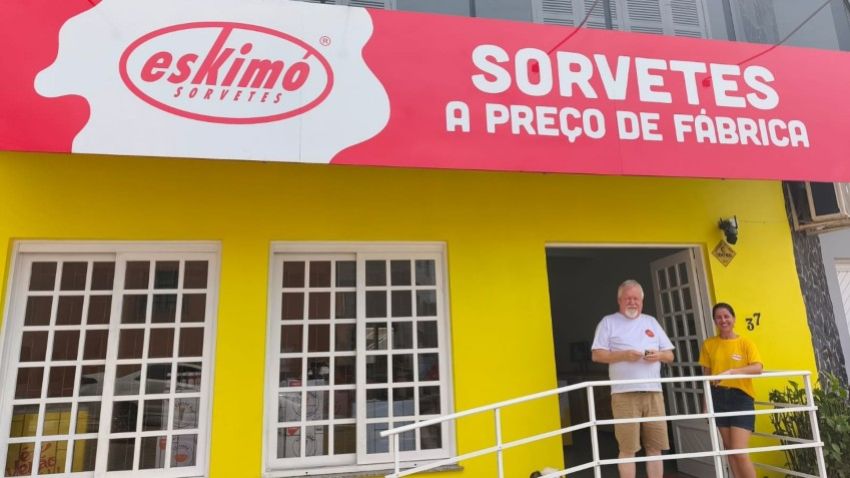 Mais sabor em Cristal: Eskimó Sorvetes inaugura loja junto à Praça Central