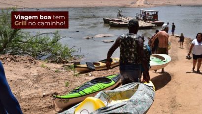 Cerca de 50 remadores participam da tradicional Descida de Caiaque no Rio Camaquã neste domingo