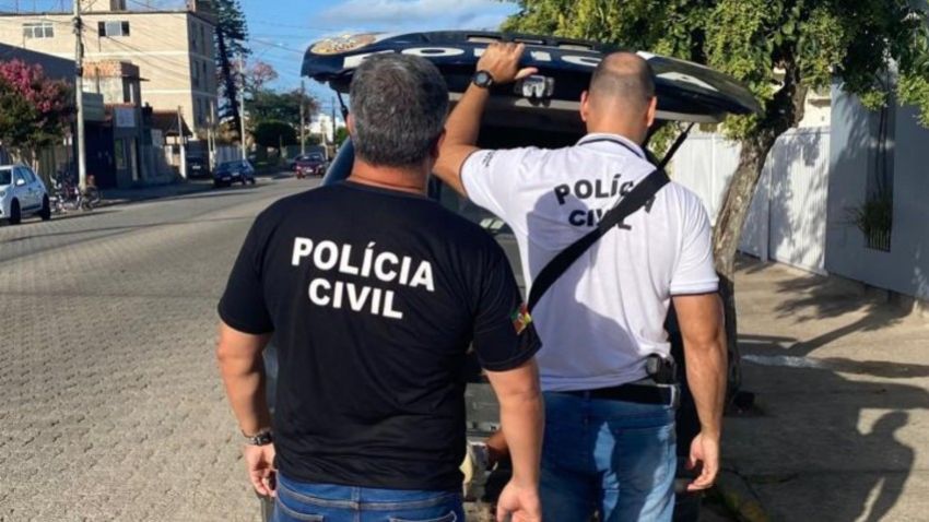 Polícia Civil cumpre dois mandados de prisão em São Lourenço do Sul nesta sexta-feira
