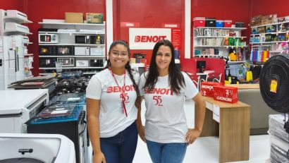 Mega promoção da Benoit em Cristal oferece linha branca com parcelamento em até 18 vezes sem juros