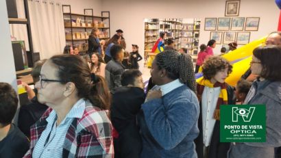 Cultura, alegria e leitura: aniversário da biblioteca movimenta o Festeja Cristal