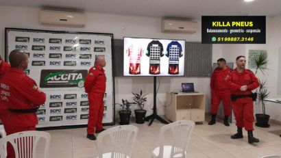 Empresários e apoiadores participam de reunião dos Bombeiros Voluntários de Tapes