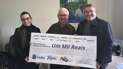 Programa Nota Fiscal Gaúcha segue premiando consumidores em Tapes
