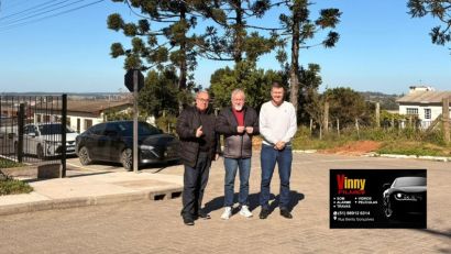 Bairro Panorama avança com pavimentação e Prefeitura de Cristal cobra construção de calçadas
