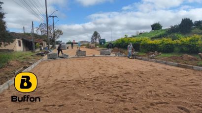 Pavimentação da Rua Camaquã entra na fase final e amplia acesso ao Balneário do Rio Camaquã