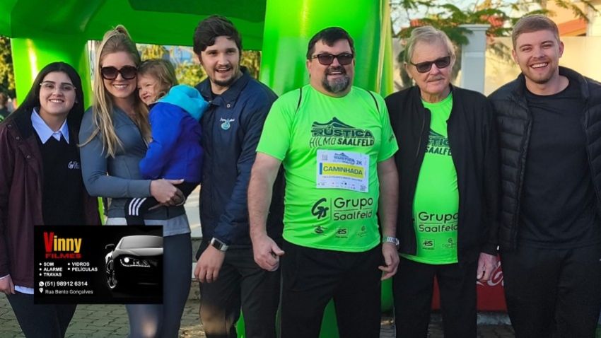 Rústica Hilmo Saalfeld reúne atletas da região e homenageia legado familiar através do esporte em Cristal