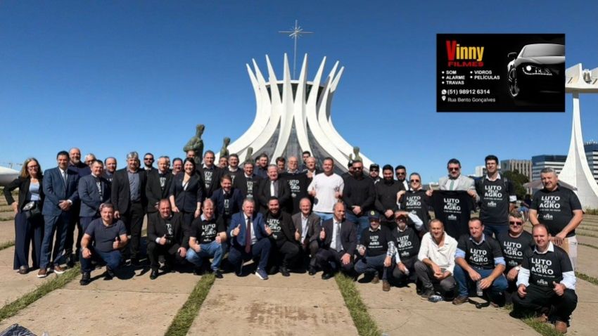Presidente da Câmara de Cristal acompanha mobilização do SOS Agro em Brasília