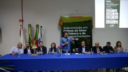 CAMAQUÃ SEDIA REUNIÃO DA SUBCOMISSÃO EM DEFESA DO SETOR DO TABACO