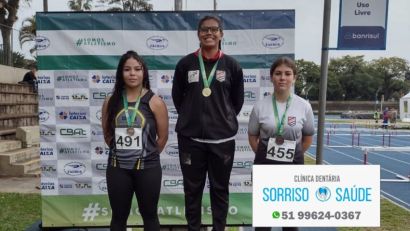 CRISTALENSES BRILHAM NO CAMPEONATO GAÚCHO DE ATLETISMO SUB-16
