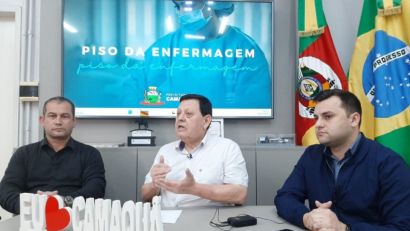 PREFEITURA DE CAMAQUÃ ANUNCIA PAGAMENTO DO PISO DA ENFERMAGEM