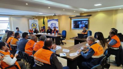 DEFESA CIVIL REALIZA REUNIÃO ENTRE MUNICÍPIOS DA ZONA SUL DO RS