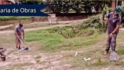 PREFEITURA DE AMARAL FERRADOR REALIZA MANUTENÇÃO NO BALNEÁRIO
