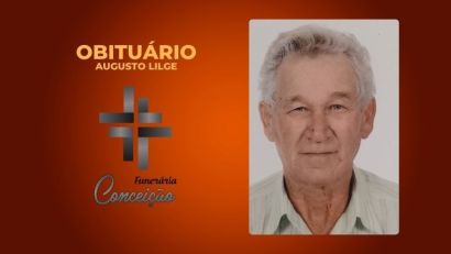 COMUNICADO DE FALECIMENTO DE AUGUSTO LILGE