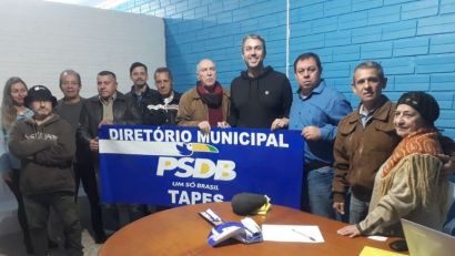 PSDB CONFIRMA COMO PRÉ-CANDIDATOS MARCUS VINÍCIUS E JOÃO CÉSAR À PREFEITURA DE TAPES