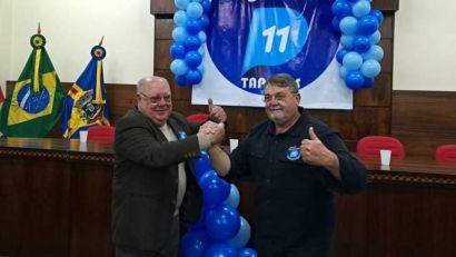 GARCEZ (PP) É REELEITO EM TAPES COM 70,95% DOS VOTOS 