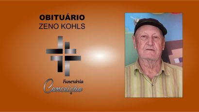 COMUNICADO DE FALECIMENTO DE ZENO KOHLS