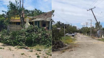 ARAMBARÉ DECLARA SITUAÇÃO DE EMERGÊNCIA APÓS TEMPESTADE CAUSAR GRAVES DANOS