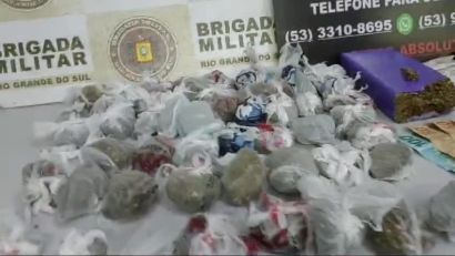 POLÍCIA CIVIL E BRIGADA MILITAR REALIZAM PRISÃO POR TRÁFICO DE DROGAS EM SÃO LOURENÇO DO SUL