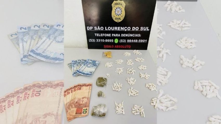 POLÍCIA CIVIL DE SÃO LOURENÇO DO SUL PRENDE TRÊS HOMENS EM OPERÇÃO CONTRA O TRÁFICO DE DROGAS