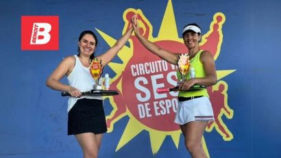 ALANA E EVÂNIA CONQUISTAM TÍTULO INÉDITO DE BEACH TENNIS PARA TAPES