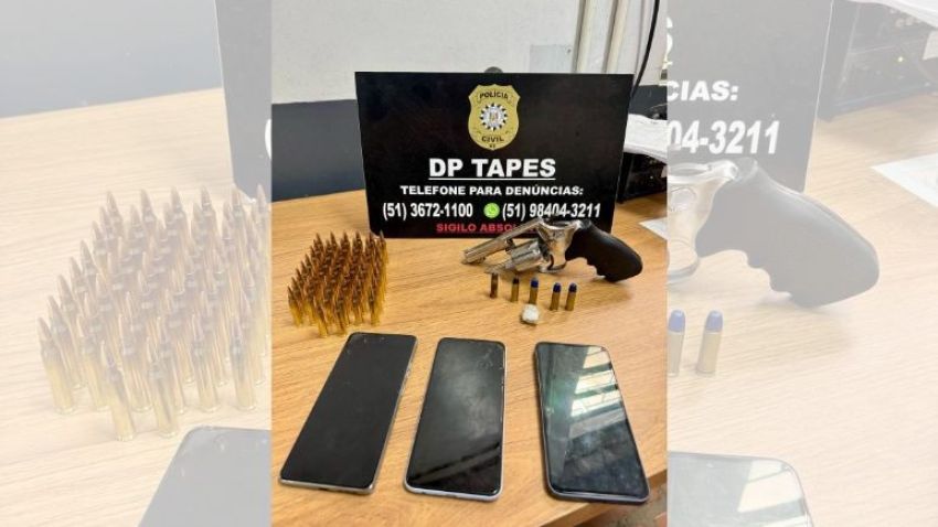 POLÍCIA CIVIL DESARTICULA PLANO DE EXECUÇÃO E PRENDE TRÊS SUSPEITOS EM TAPES