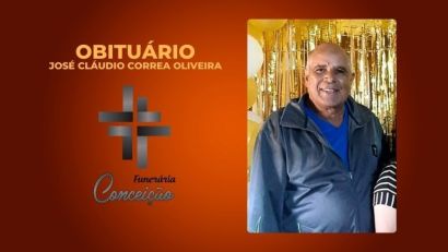 COMUNICADO DE FALECIMENTO DE JOSÉ CLÁUDIO CORREA OLIVEIRA