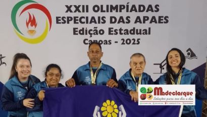 APAE CAMAQUÃ GARANTE OURO, PRATA E VAGA NACIONAL NAS OLIMPÍADAS DAS APAES